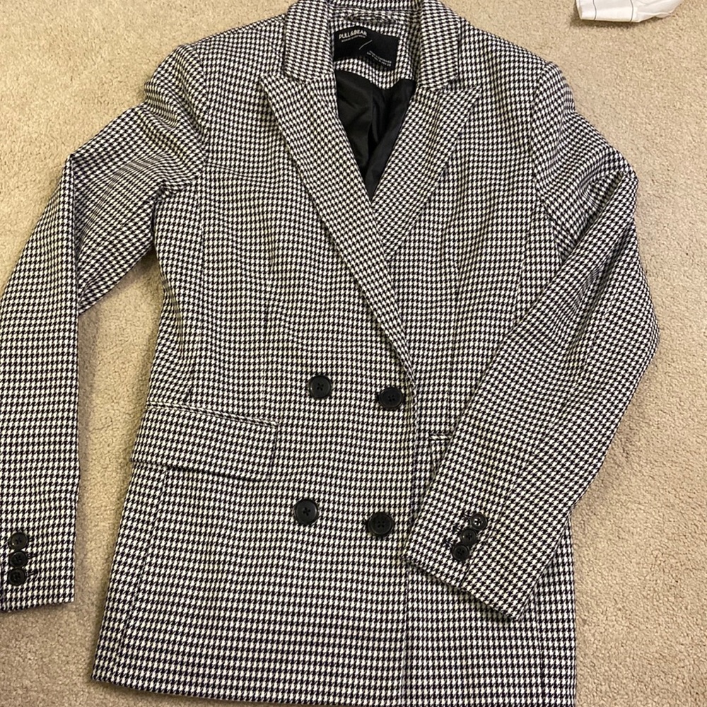 Checkered blazer - never worn